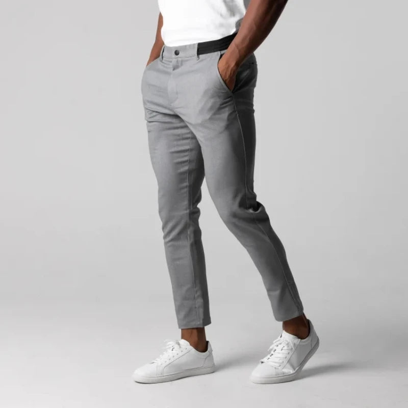 XEHNO - Herren Slim Fit Elastische Chino