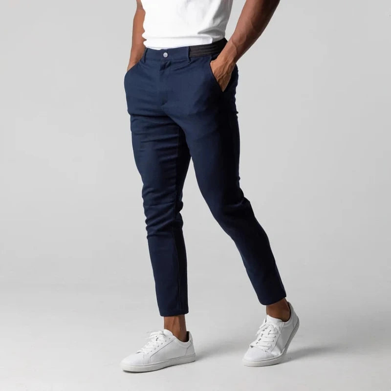 XEHNO - Herren Slim Fit Elastische Chino