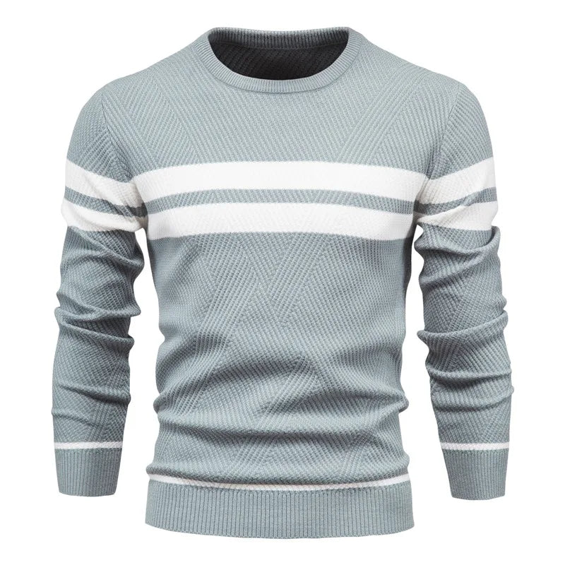 NOUD - Herren Gestreifter Strickpullover