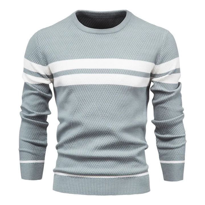 NOUD - Herren Gestreifter Strickpullover