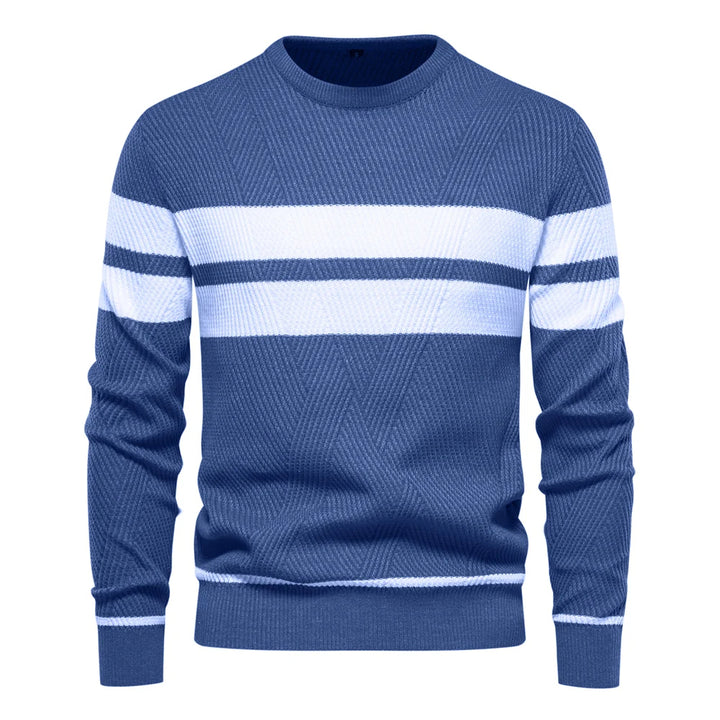 NOUD - Herren Gestreifter Strickpullover