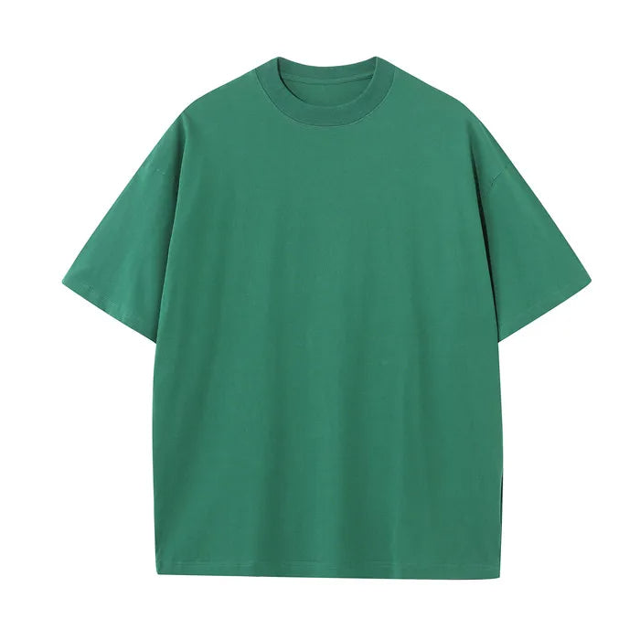 JERSEY - Herren Oversized Baumwolle Basic T-Shirt