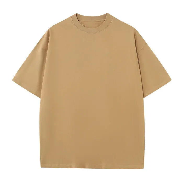 JERSEY - Herren Oversized Baumwolle Basic T-Shirt