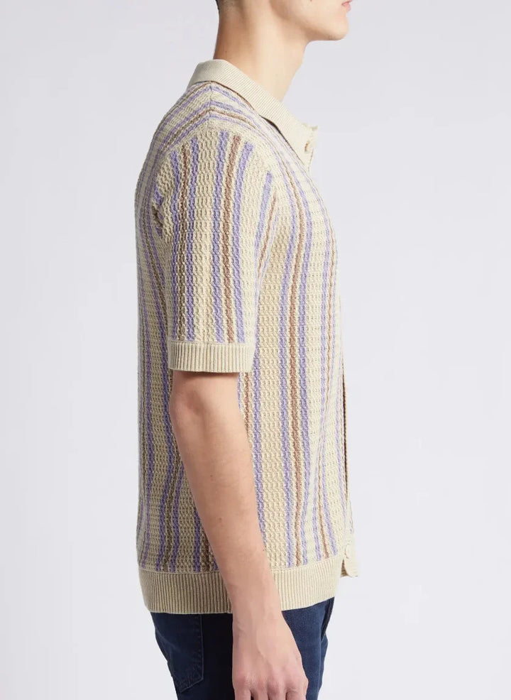 DANSO - Men’s Striped Knit Shirt