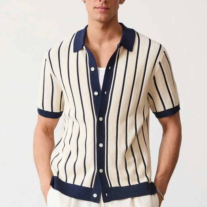 DANSO - Men’s Striped Knit Shirt