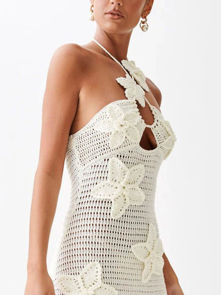 LYRA – Crochet Knit Maxi Dress