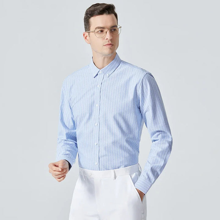 CALLUM – Men's Classic Striped Button-Down Shirt