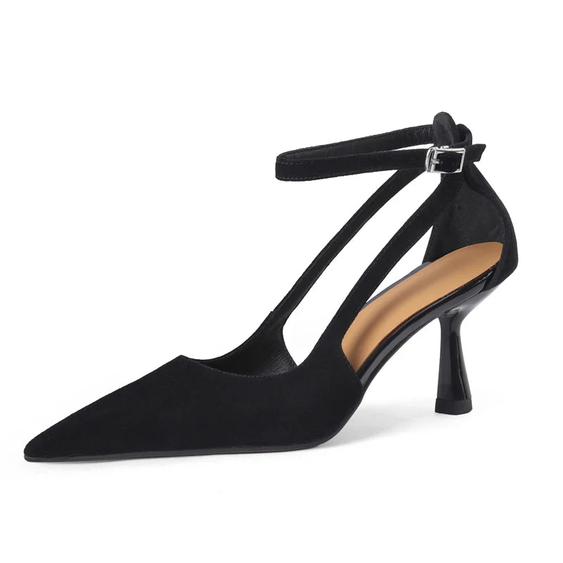 TIANA - Suede Pointed Heels