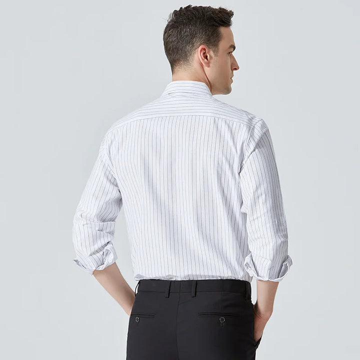 CALLUM – Men's Classic Striped Button-Down Shirt