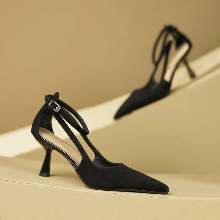 TIANA - Suede Pointed Heels