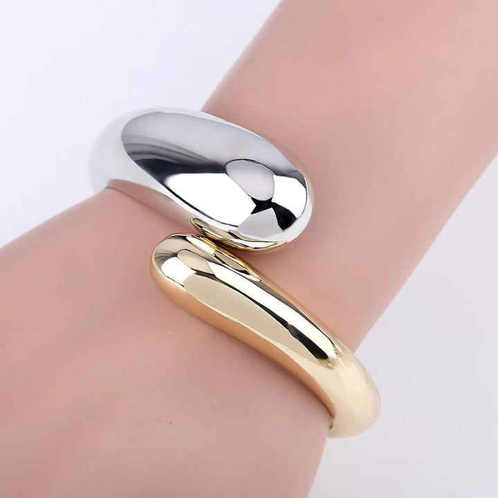 PURITY - Wide Bold Statement Cuff Bracelet