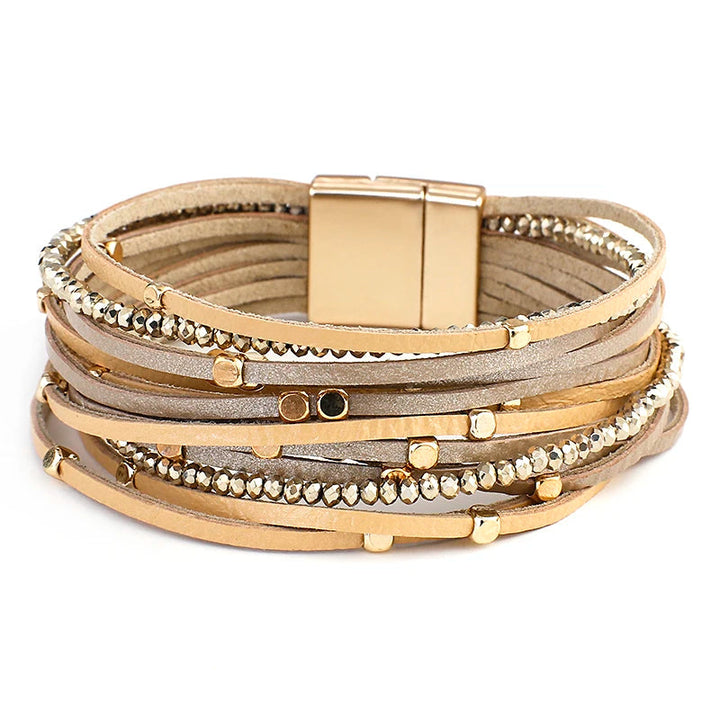 DORA - Multi-Layer Vegan Leather Bracelet
