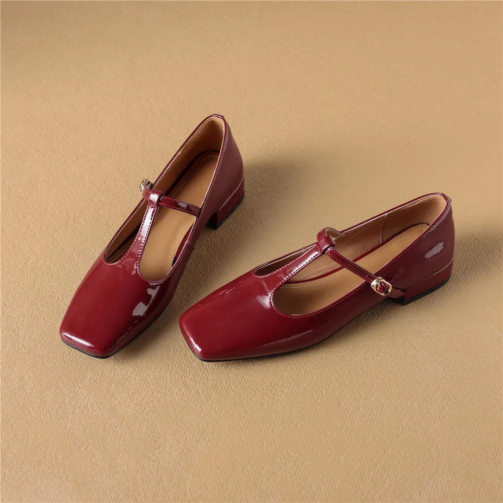 GRACE – Women’s Vintage Leather Mary Janes