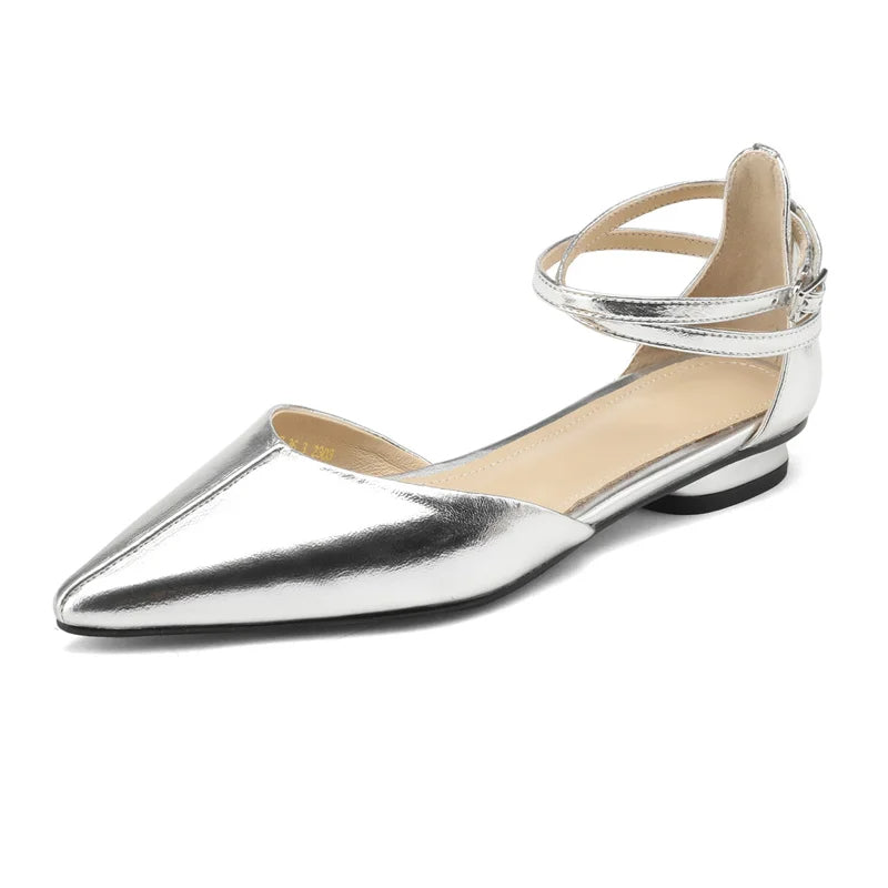 ARVINA – Leather Pointed Toe Flats