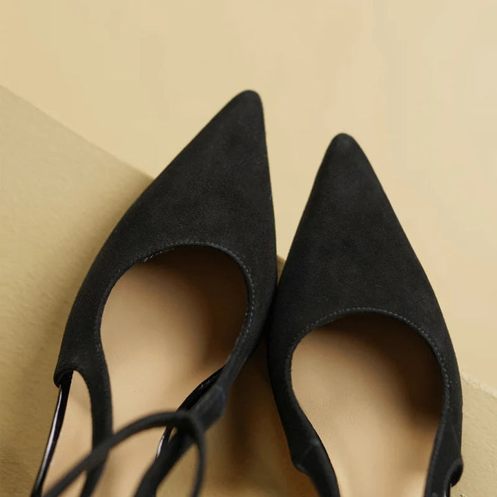 TIANA - Suede Pointed Heels