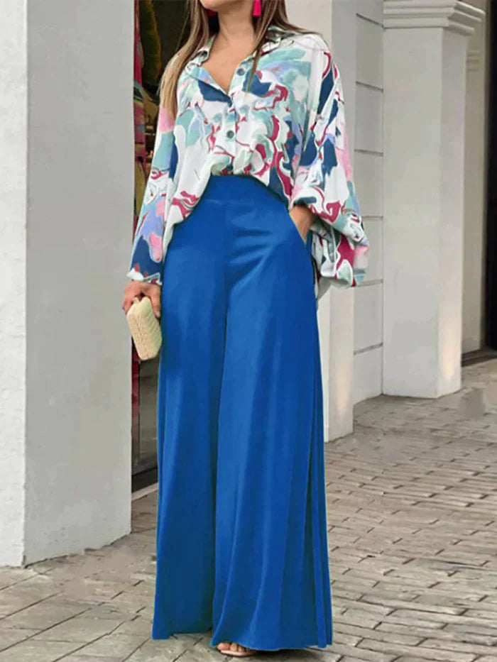 NEVIAH - Women's Two-Piece Floral Set
