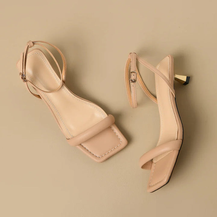 VIOALA - Leather Ankle Strap Sandals