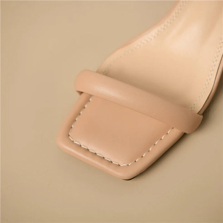 VIOALA - Leather Ankle Strap Sandals