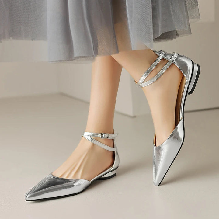 ARVINA – Leather Pointed Toe Flats