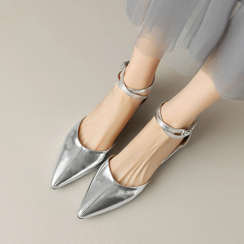 ARVINA – Leather Pointed Toe Flats