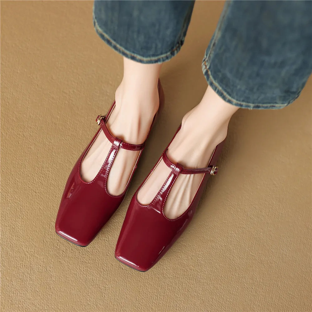 GRACE – Women’s Vintage Leather Mary Janes