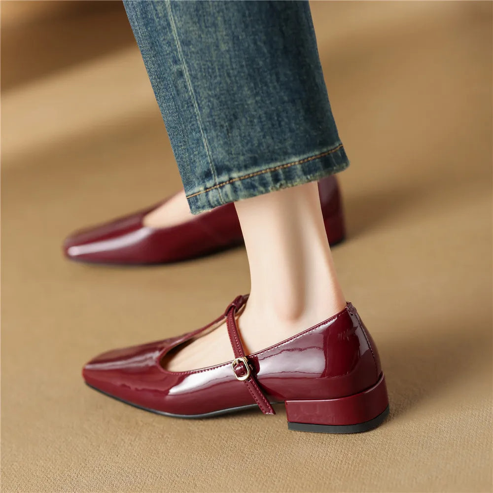 GRACE – Women’s Vintage Leather Mary Janes