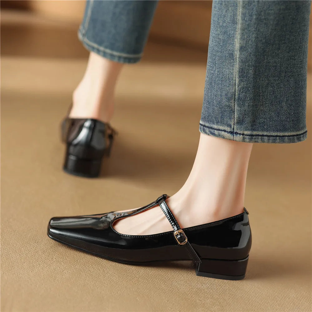 GRACE – Women’s Vintage Leather Mary Janes