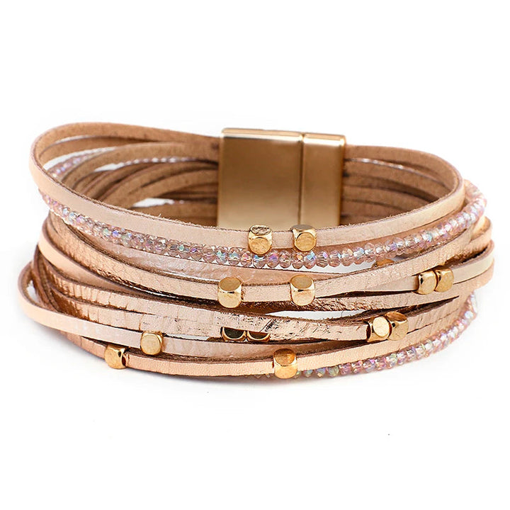 DORA - Multi-Layer Vegan Leather Bracelet