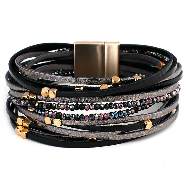 DORA - Multi-Layer Vegan Leather Bracelet
