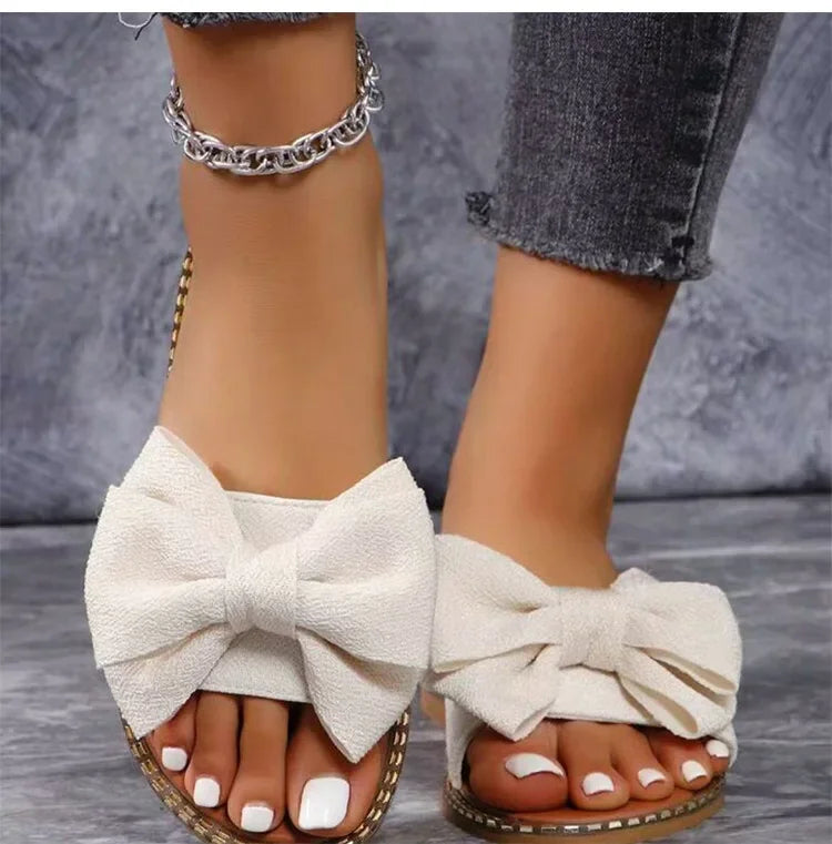 MONICA - Women’s Bow Slide Sandals