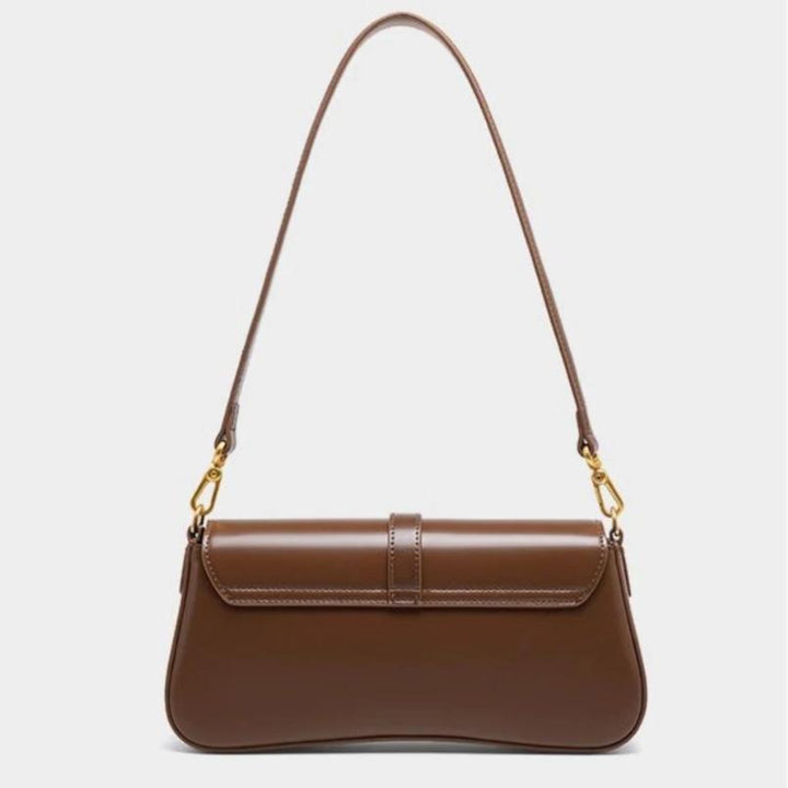 SIEMA – Brown Leather Shoulder Bag