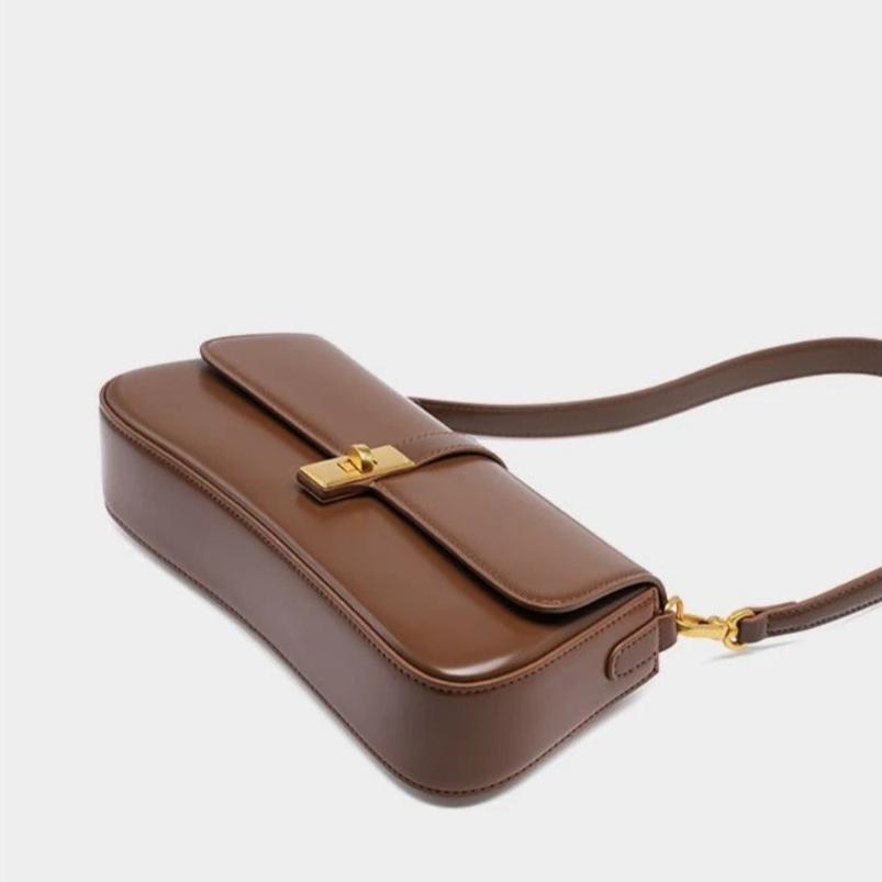 SIEMA – Brown Leather Shoulder Bag