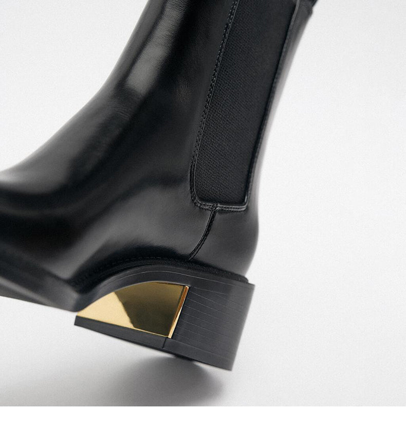 PEAQ - Women's Leather Chelsea Ankle Boots