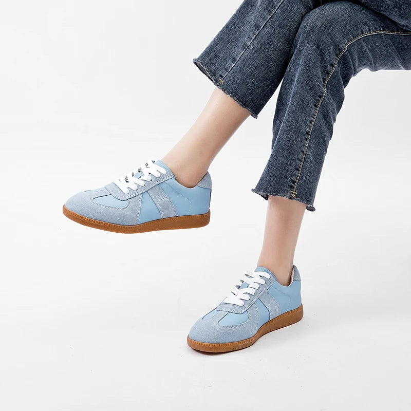 LOYINA – Casual Low-Top Suede Sneakers