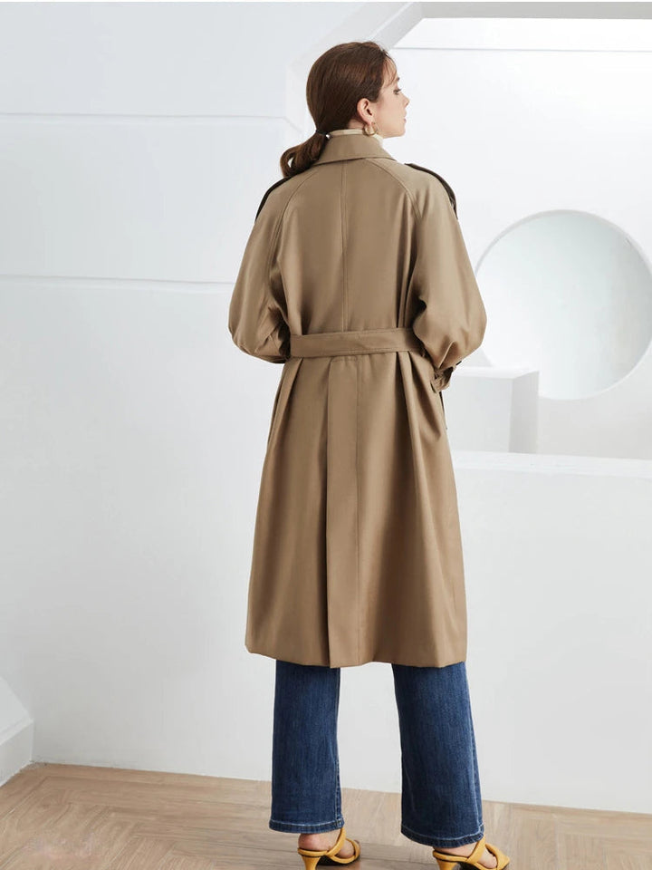 HANNAH – Classic Belted Trench Coat