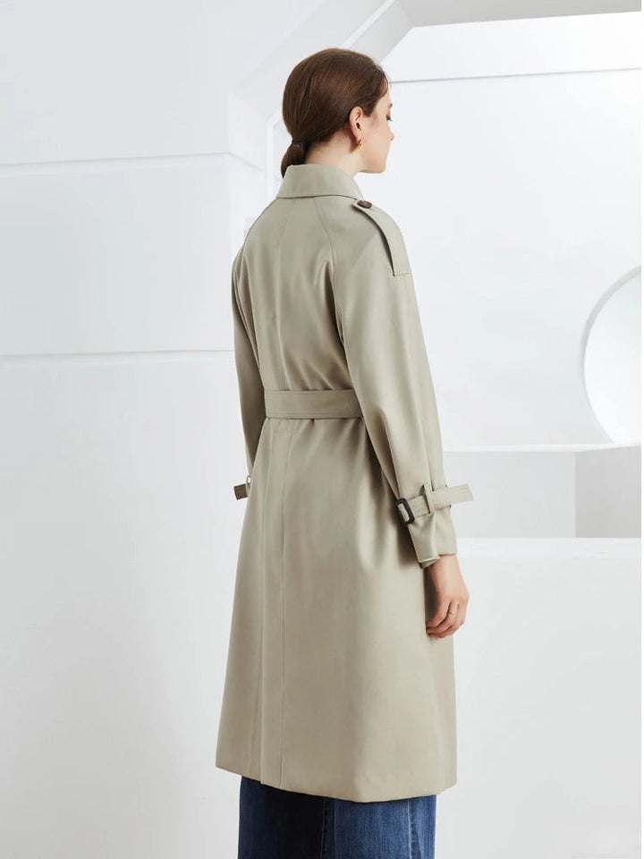 HANNAH – Classic Belted Trench Coat