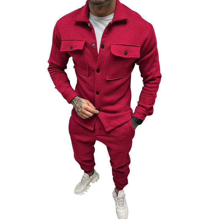 BUCKY – Men's Relaxed Fit Button-Up Two-Piece Set
