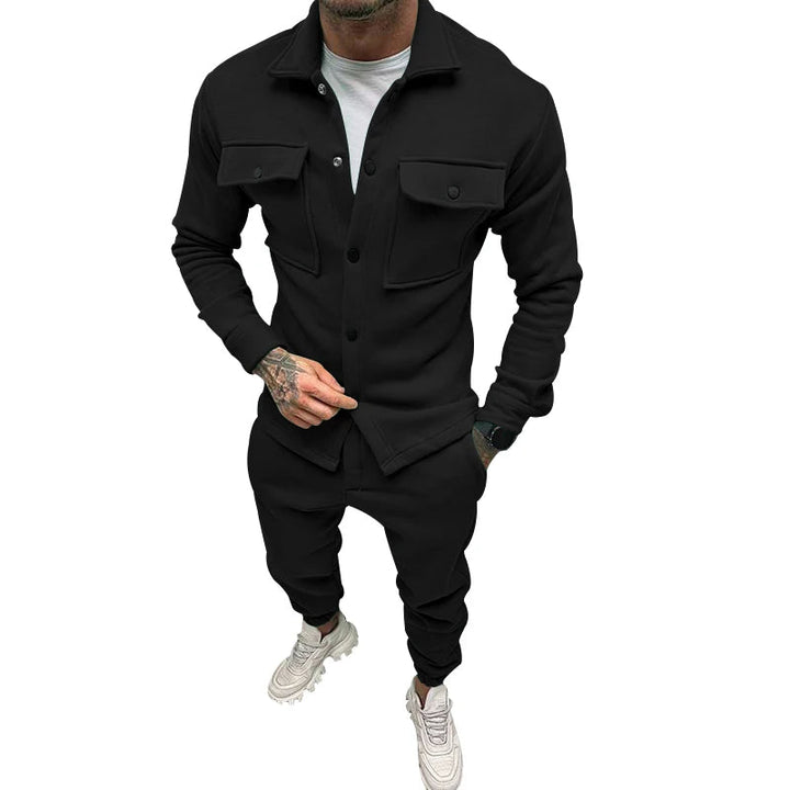 BUCKY – Men's Relaxed Fit Button-Up Two-Piece Set