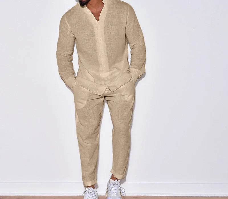ORTION – Men's Everyday Linen Co-ord Set