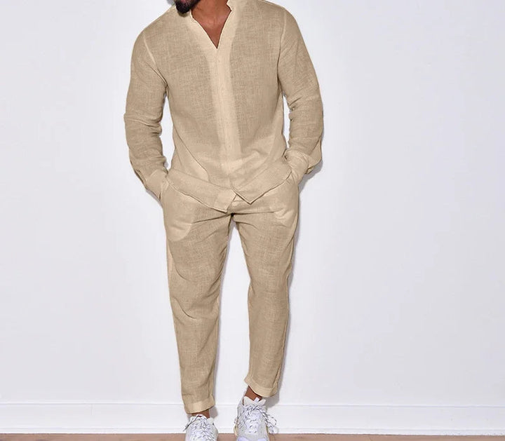 ORTION – Men's Everyday Linen Co-ord Set