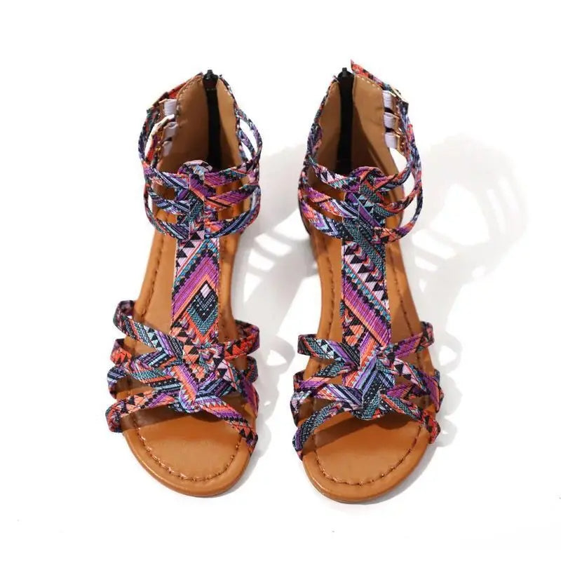 NOLA – Boho Gladiator Sandals for Women