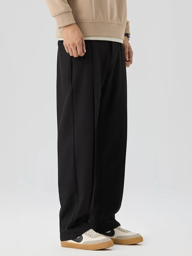 HUDSON – Wide-Leg Pleated Pants