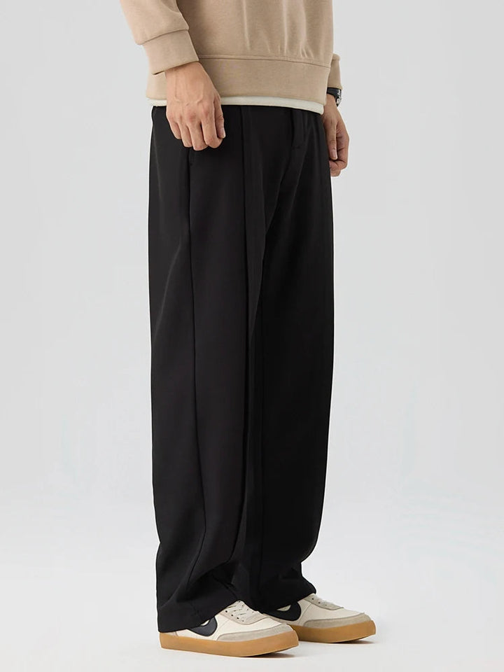 HUDSON – Wide-Leg Pleated Pants