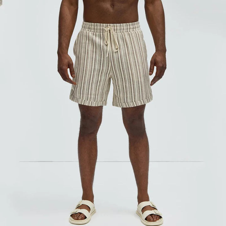 DION - Men's Vintage Striped Summer Knit Set