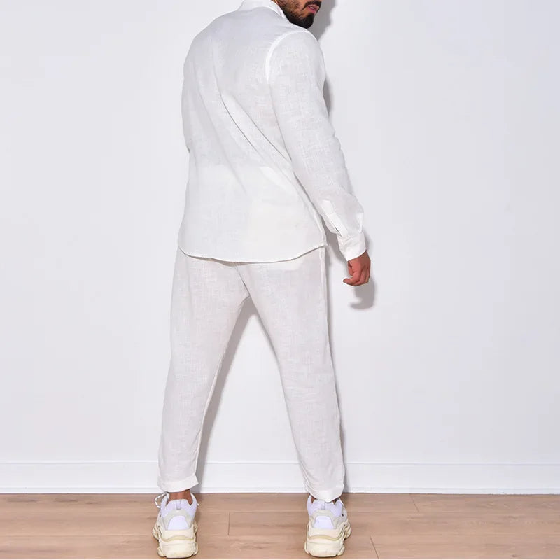 ORTION – Men's Everyday Linen Co-ord Set