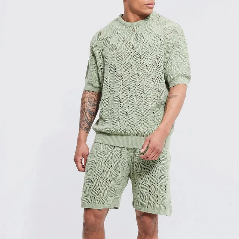 MALOT – Men's Summer Knitwear Co-ord Set
