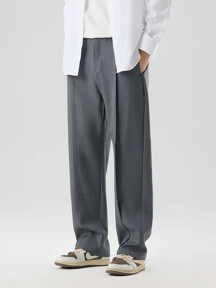 HUDSON – Wide-Leg Pleated Pants