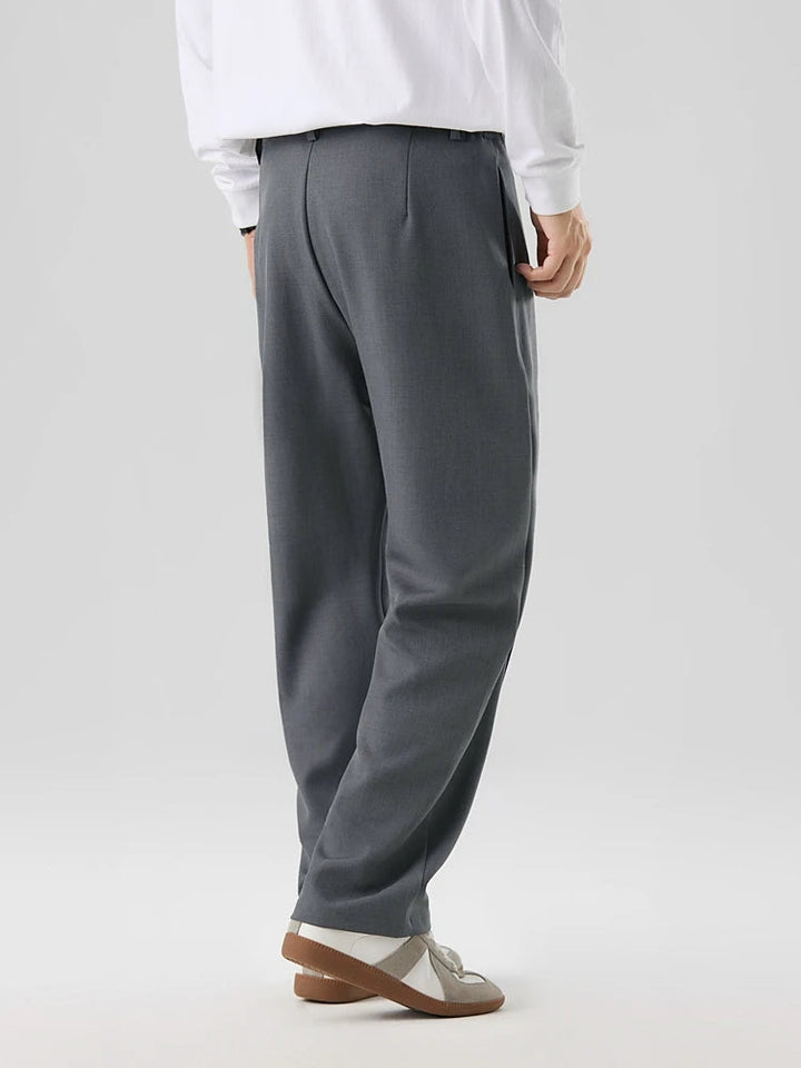 HUDSON – Wide-Leg Pleated Pants
