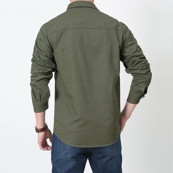 NJORD – Casual Long-Sleeve Cotton Shirt for Men