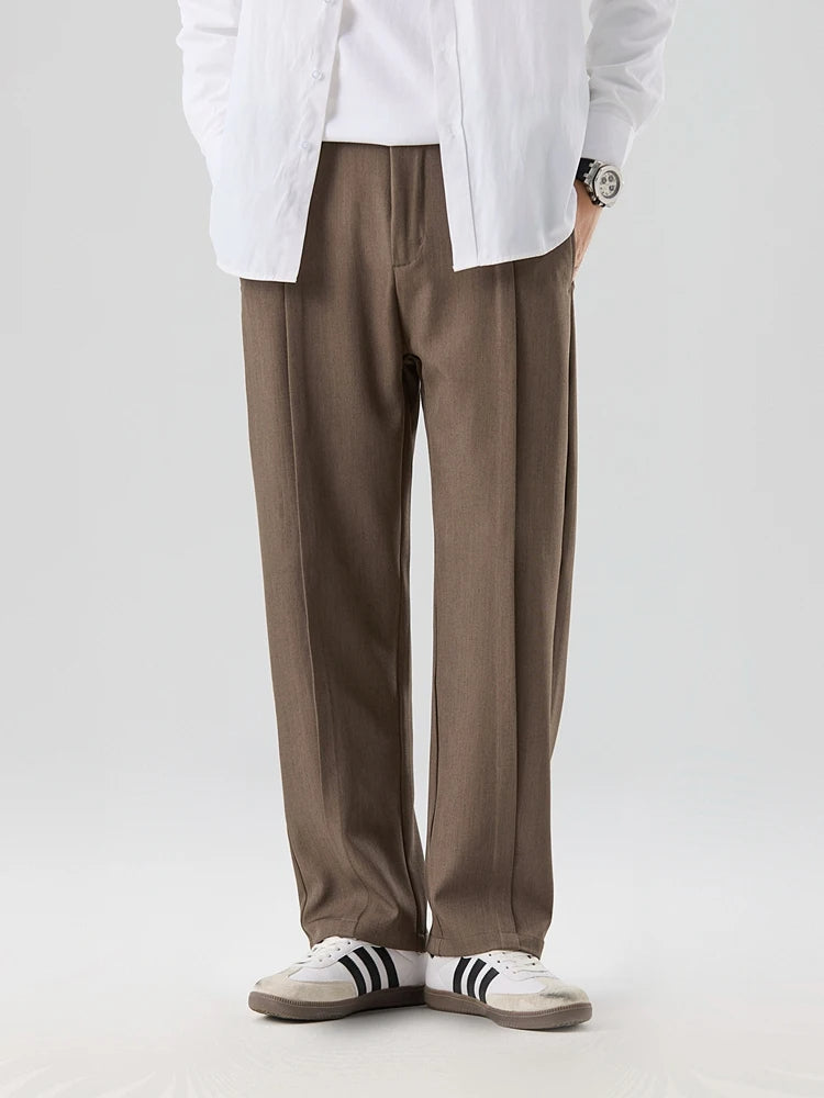 HUDSON – Wide-Leg Pleated Pants